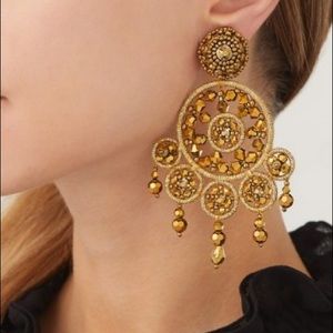 OSCAR DE LA RENTA
Dreamcatcher Beaded Clip Earrings
